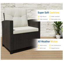 Load image into Gallery viewer, Modern All-Weather Patio Set With Cushions And Table
