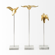 Load image into Gallery viewer, Bird Sculptures (Set of 3) - Gold

