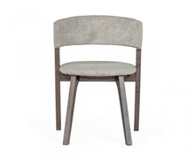 Load image into Gallery viewer, Upholstered Fabric Dining Room Arm Chairs (Set of 2) - Gray
