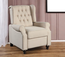 Load image into Gallery viewer, Microfiber Manual Club Recliner - Beige
