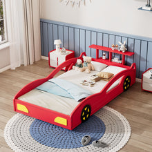 Load image into Gallery viewer, Race Car Platform Bed &amp; Wheels

