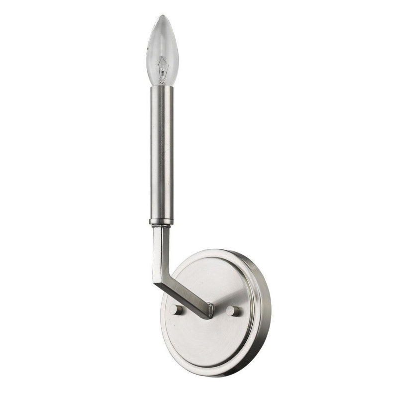 Minimalist Wall Sconce - Silver