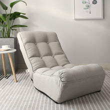 Load image into Gallery viewer, Reclining Japanese Chair Lazy Sofa Tatami Balcony Adjustable Chair
