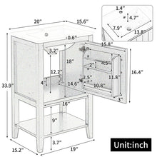 Load image into Gallery viewer, Modern Bathroom Vanity With Sink, Soft-Closing Door And Open Shelf
