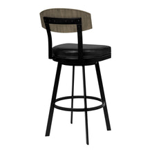 Load image into Gallery viewer, 36" Iron Counter Height Bar Chair - Black
