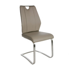 Load image into Gallery viewer, Leather Dining Side Chairs (Set of 2) - Taupe
