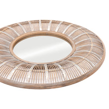 Load image into Gallery viewer, 32" Round Accent Mirror - Brown
