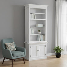 Load image into Gallery viewer, Adjustable Four Tier Bookcase (397126) - White
