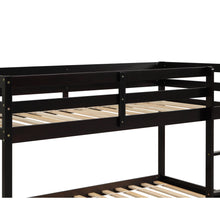 Load image into Gallery viewer, Twin over Twin Floor Bunk Bed,Espresso(Old SKU:W50437211)
