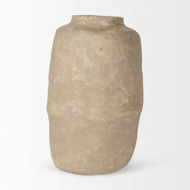 Mache Table Vase (729949) - Gray