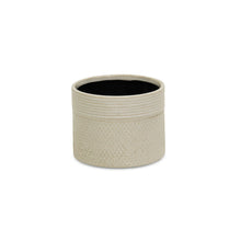Load image into Gallery viewer, Dotted Round Pot Planter (487450) - Off White

