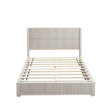 Load image into Gallery viewer, Platform Bed Frame With Headboard, Floor Standing Design
