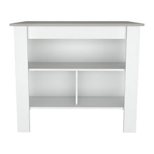 Load image into Gallery viewer, 41" Kitchen Island With Storage - Gray / White
