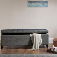 Load image into Gallery viewer, Elegant Design Tufted Top, Soft Close Storage Bench
