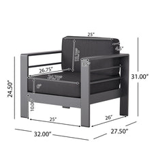 Load image into Gallery viewer, Cape Coral - Club Chair - Dark Gray
