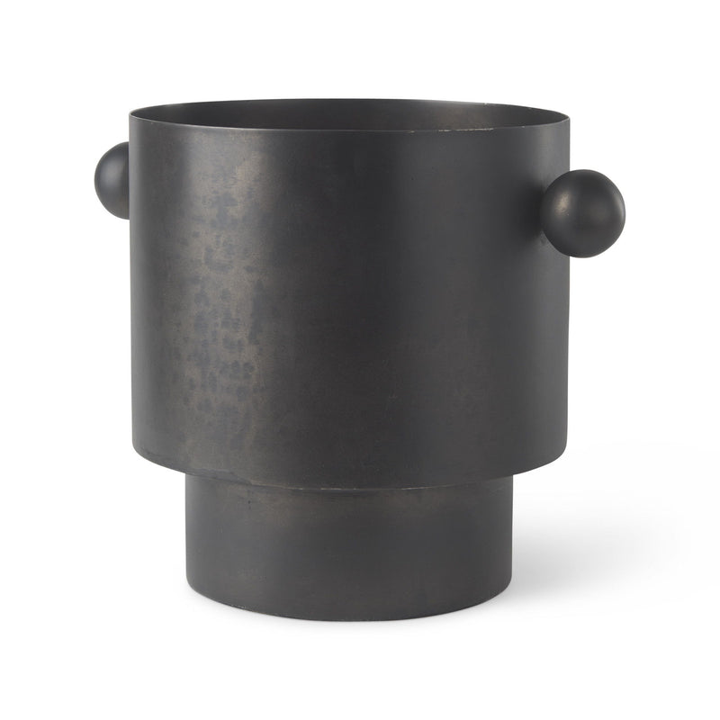 Round Table Vase (729958) - Black