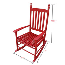 Load image into Gallery viewer, Wooden Porch Rocker Chair
