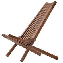 Load image into Gallery viewer, Folding Wood Chair, Portable Solid Wood Seating For Indoor Or Outdoor Use - Natural
