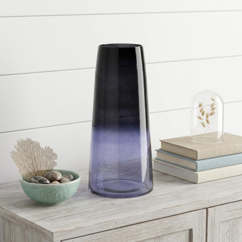 Ombre Tapered Table Vase - Blue