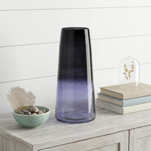 Load image into Gallery viewer, Ombre Tapered Table Vase - Blue

