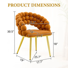 Load image into Gallery viewer, Puffy Bubble, Ball Chain Chairs For Dining Room (Set of 2)
