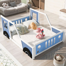 Load image into Gallery viewer, Classic Car Shaped Platform Bed With Wheels
