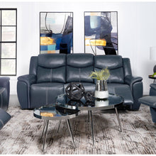 Load image into Gallery viewer, Stanwicke - Motion Reclining Sofa With Drop Down Table - Blue
