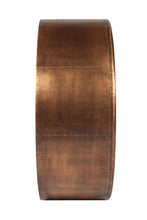 Load image into Gallery viewer, 21" Copper Round Metal Framed Accent Mirror - Bronze
