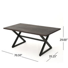 Load image into Gallery viewer, Rolando - Outdoor Aluminum Dining Table With Steel Frame

