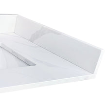 Load image into Gallery viewer, Side Splash With Backsplash For Bathroom Vanity Top - White
