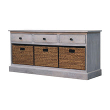 Load image into Gallery viewer, Basket Storage Cabinet - Gray Ash
