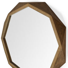 Load image into Gallery viewer, 32" Octagon Wooden Frame Wall Mirror - Bronze
