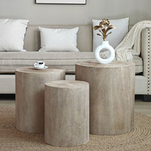 Load image into Gallery viewer, Cylinder Nesting Tables (Set of 3)
