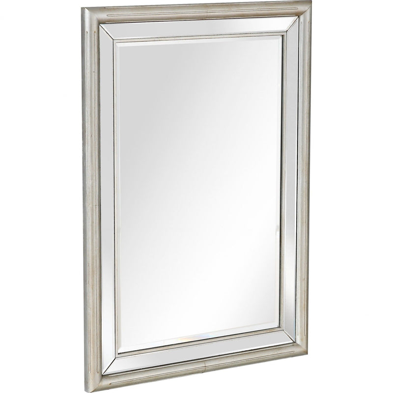 44" Framed Accent Mirror - Silver