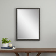 Load image into Gallery viewer, 39" Solid Wood Framed Accent Mirror - Dark Brown
