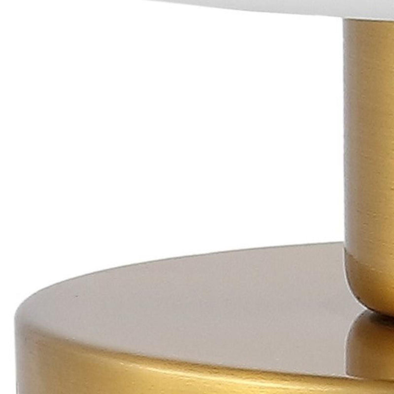 Novelty USB Table Lamp With Dome Shade - Brass