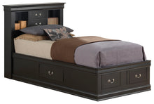 Load image into Gallery viewer, Traditional Style Bookcase Storage Bed
