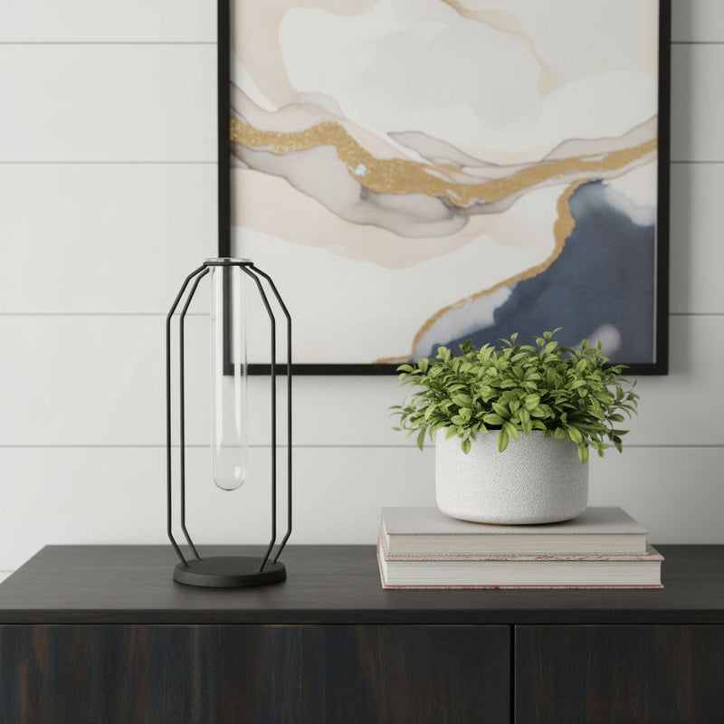 Table Vase (608697) - Black / Clear