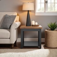 Load image into Gallery viewer, Side Table - Black / Whiskey

