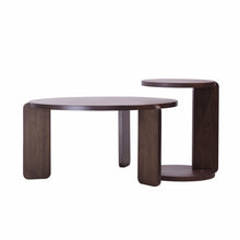 Load image into Gallery viewer, Round Coffee &amp; End Table Set
