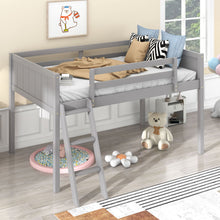 Load image into Gallery viewer, Low Loft Bed With Adjustable Ladder
