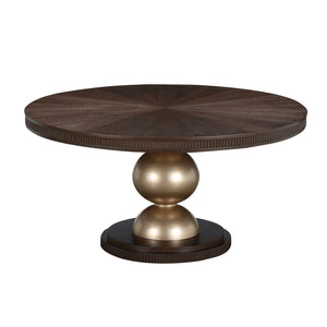 West Kensington - Round Dining Table - Medium Espresso