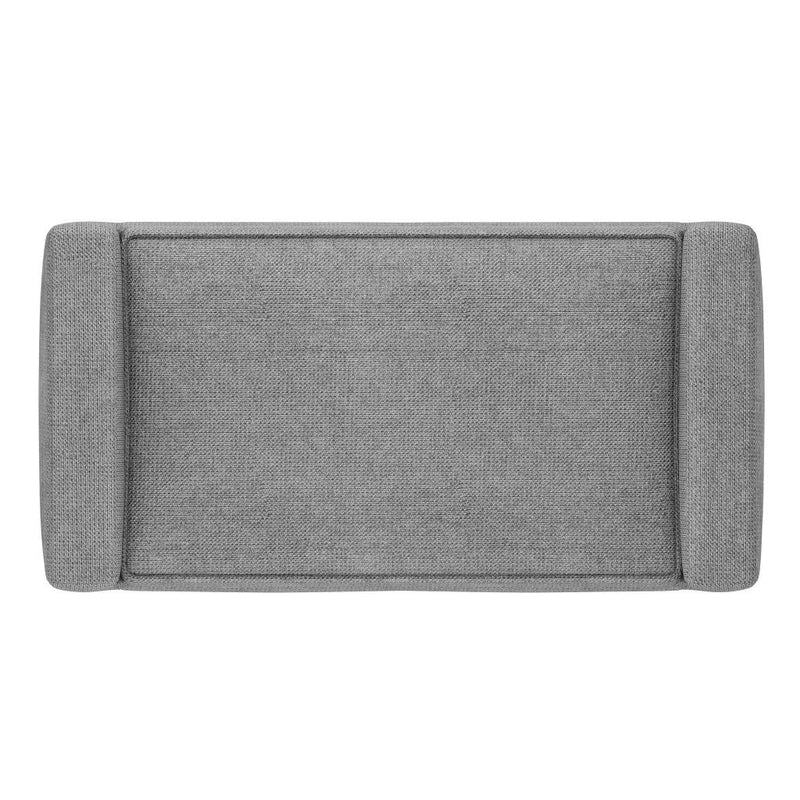Ottoman - Gray / Walnut