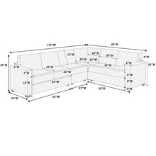 Load image into Gallery viewer, L-Shaped Sectional Set For Living Room
