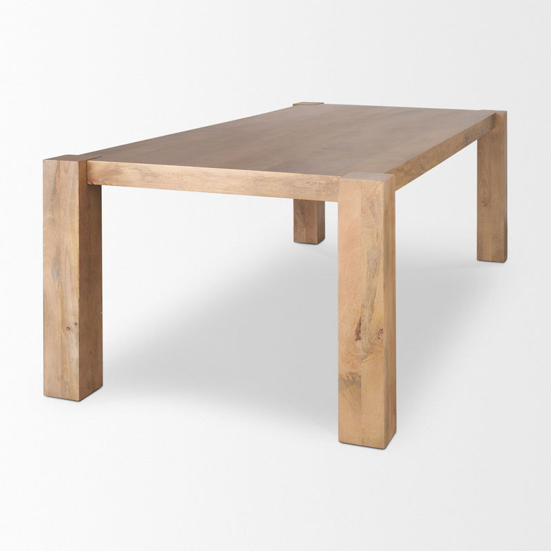 Solid Wood Dining Table (727877) - Brown