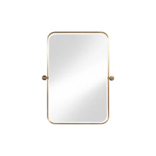 Load image into Gallery viewer, 36" Metal Framed Bathroom Vanity Mirror - Gold
