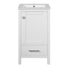 Load image into Gallery viewer, Bathroom Vanity With Ceramic Sink, Soft Close Drawers, Door Organizer, Divider Drawer, Adjustable Foot Pads

