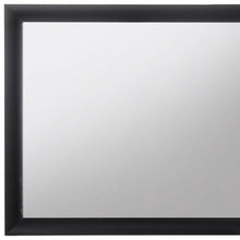 Load image into Gallery viewer, 35" Square Framed Mounted Dresser Mirror - Black
