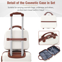 Load image into Gallery viewer, Hardshell Luggage Sets 3 Pieces 20" / 28" Luggages And Cosmetic Case Spinner Suitcase With Tsa Lock Lightweight
