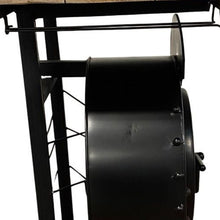Load image into Gallery viewer, 17.5" X 28.5" X 36" Steam Engine Bar Counter - Black
